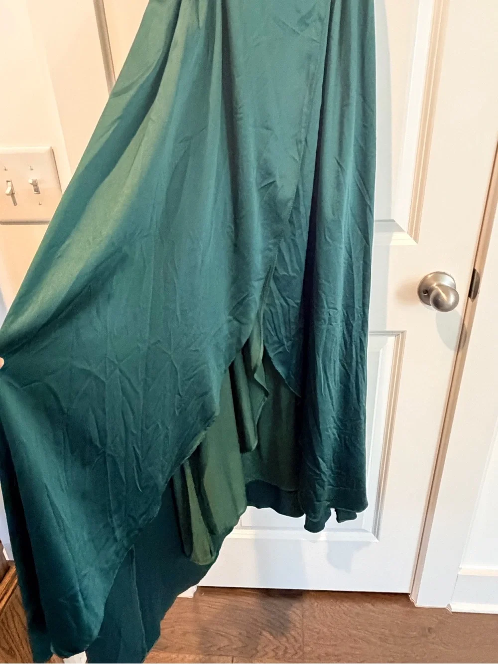 Baltic Born Deep Green Wrap Maxi Dress - Picture 5 of 5